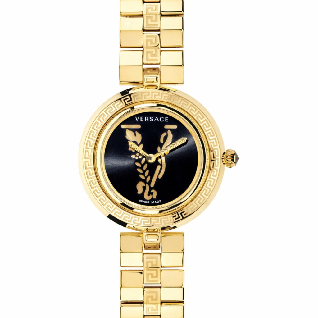 Versace Black Gold 34mm Watch